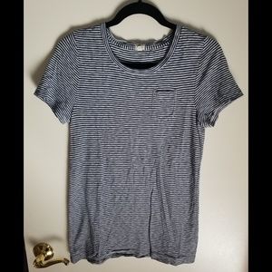 JCrew Striped Pocket Tee Shirt